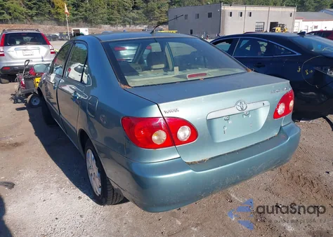 2006 Toyota Corolla Le z USA, uszkodzony, nr VIN 2T1BR32E56C629521